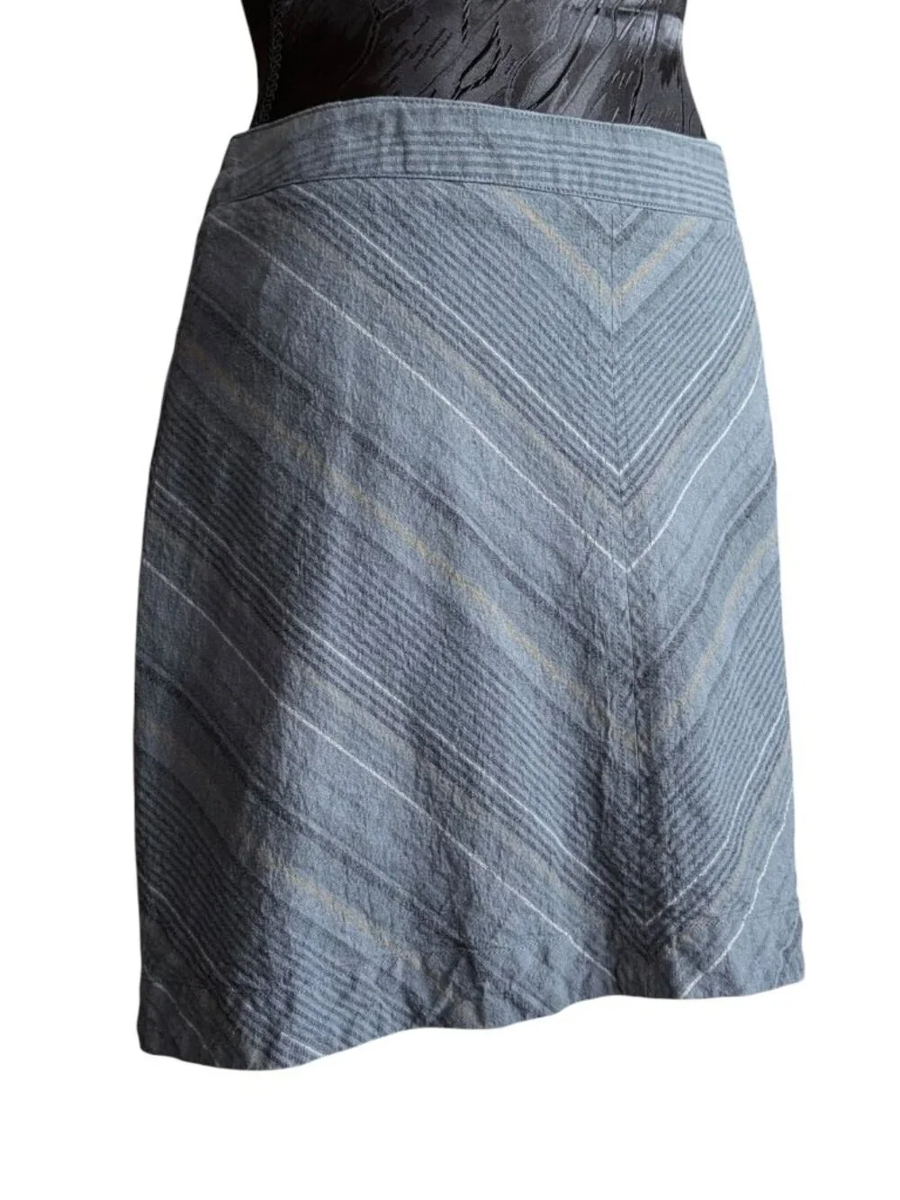 Free People Boho Tiered Cotton Midi Maxi Skirt Medium Multi-Color